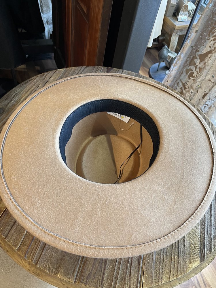 Tan Poly-Felt Hat