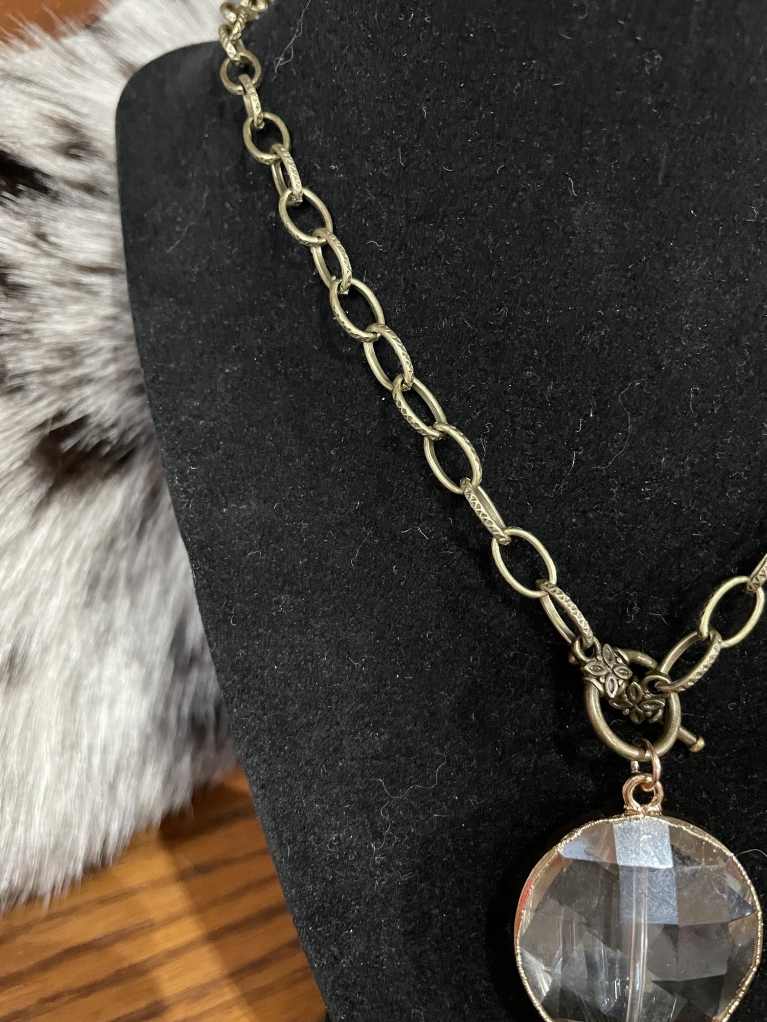 Circle 2024 crystal necklace