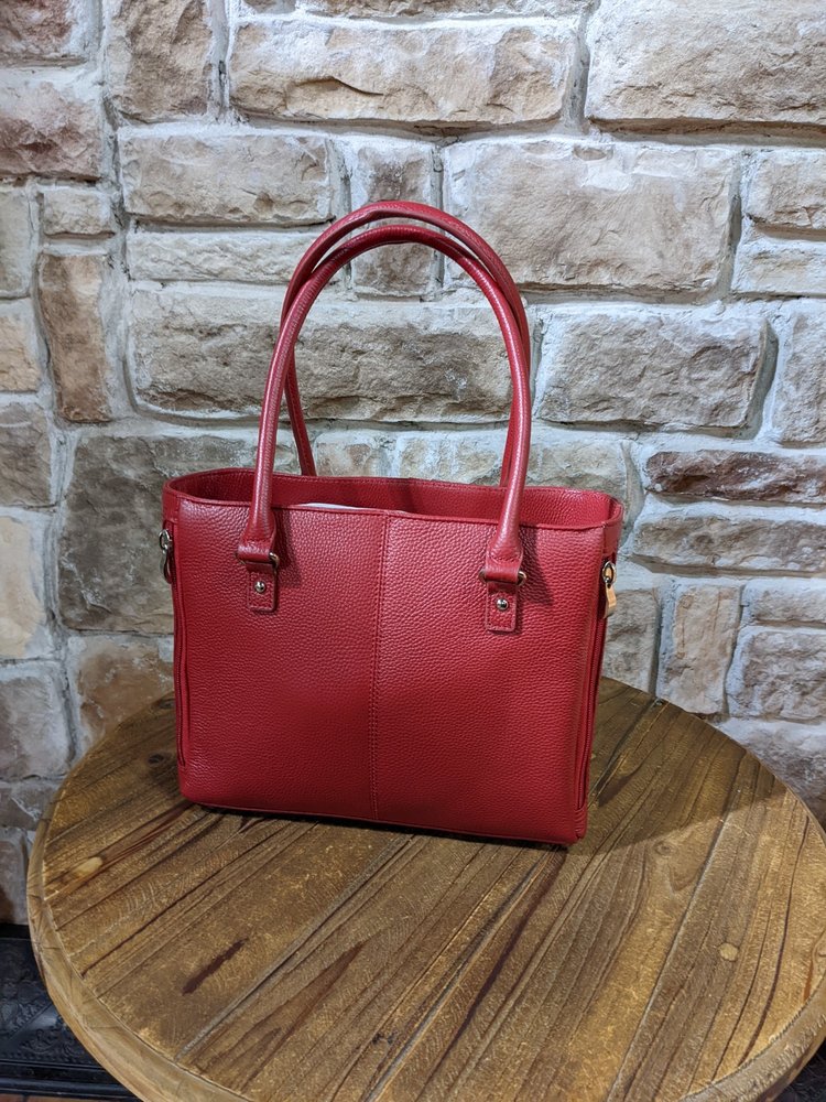 Gun Tote'n Mamas GTM Red Traditional Open Top Tote GTM-62