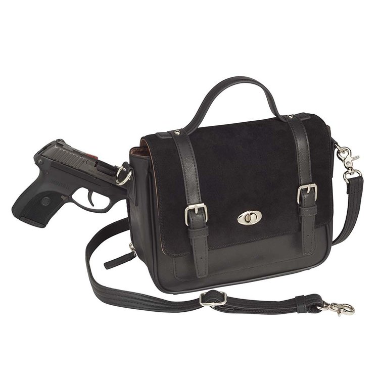 Gun Tote'n Mamas GTM Black School Girl Concealed Carry Bag GTM-36