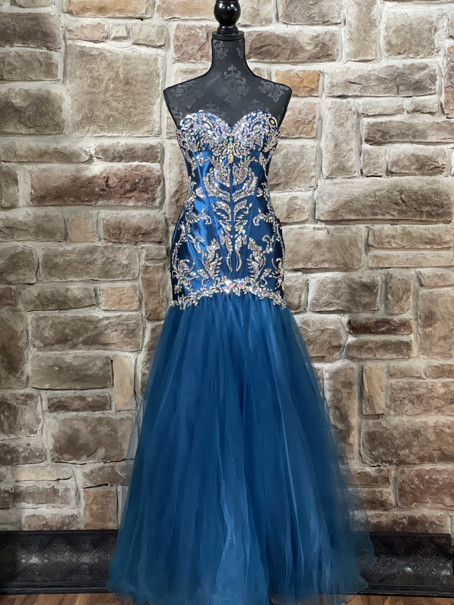 Sherri Hill | Dresses | Sherri Hill Peacock Ball Gown | Poshmark