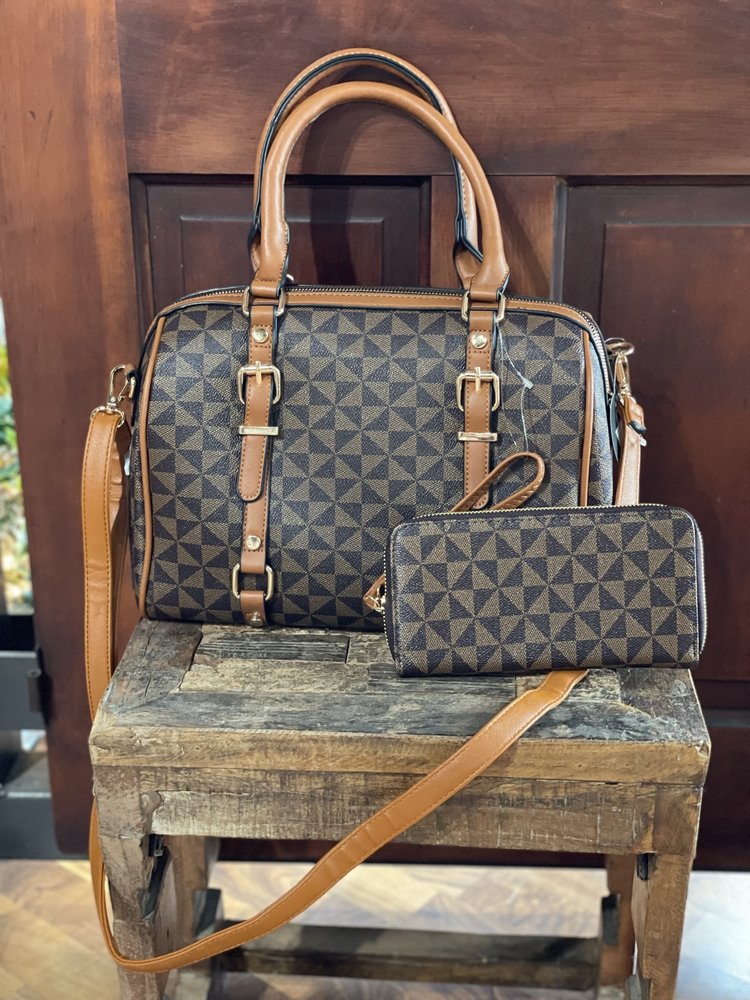 Multi- Brown Louis Bag with Wallet