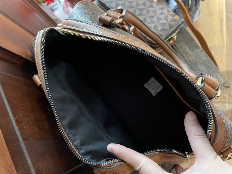 Multi- Brown Louis Bag with Wallet