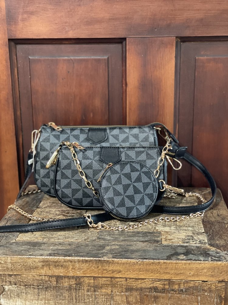 Black and Gray Louis Mini Trio