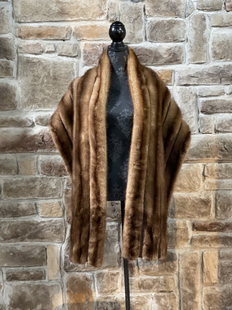 Sable-Dyed Mink Wrap, Size OS