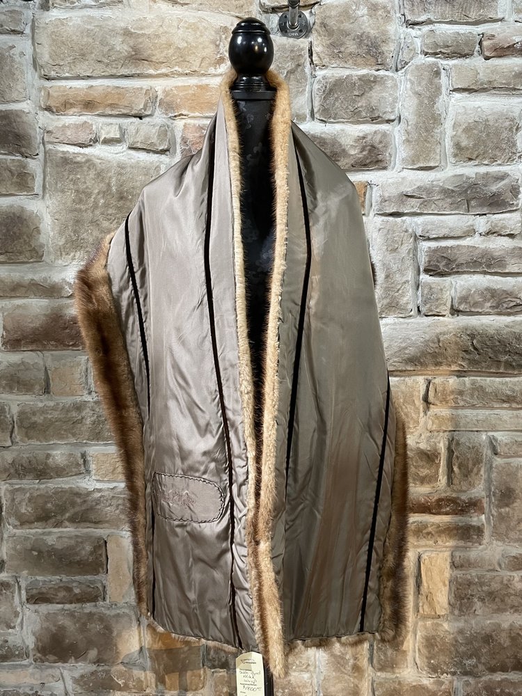Sable-Dyed Mink Wrap, Size OS