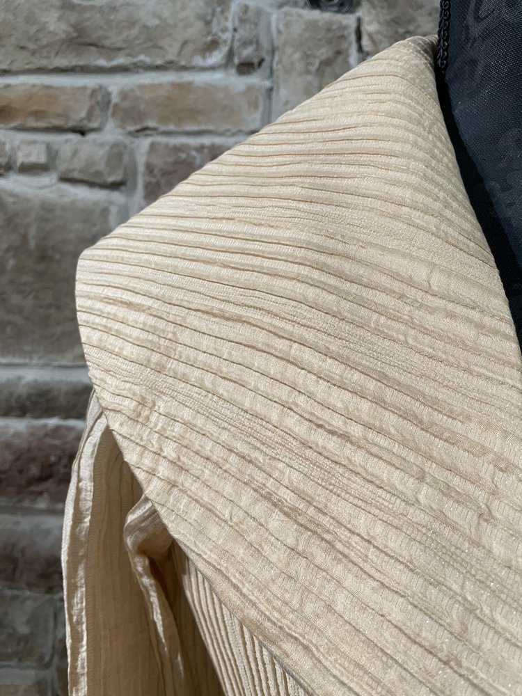 B Michael Gold Plateau Bolero, Size 16