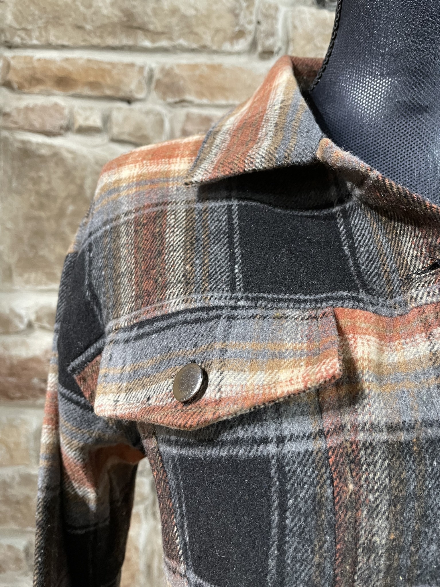 Rustic Cropped Flannel Shacket 