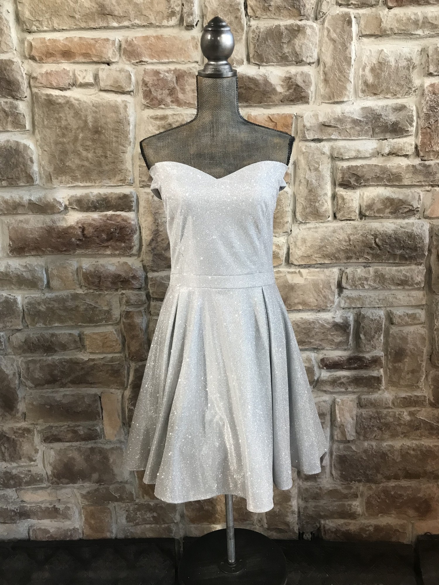 silver skater dresses Lulus City Dreams Silver Sequin Sleeveless Skater Dress