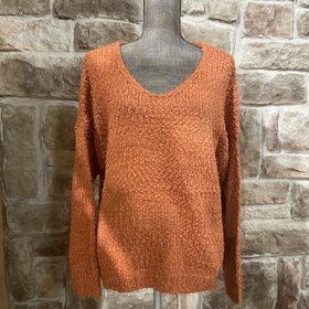 Miracle Cinnamon  Angel Hair Knit Sweater