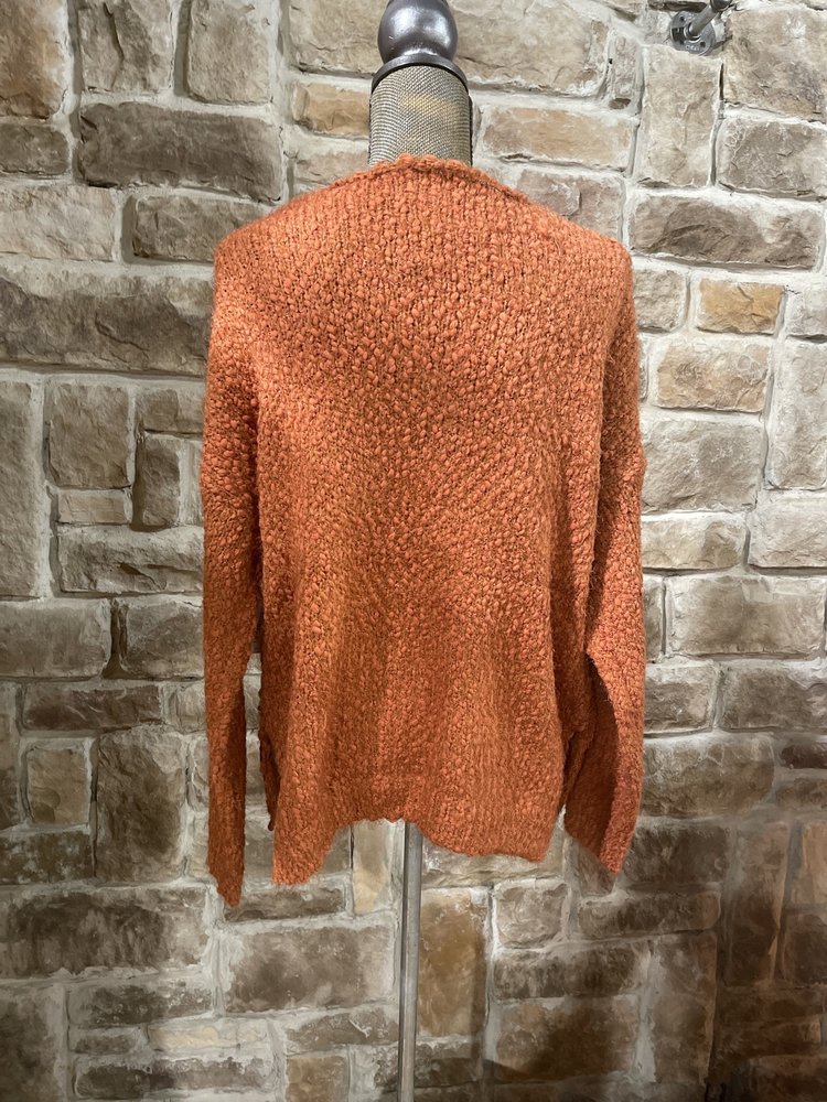 Miracle Cinnamon  Angel Hair Knit Sweater