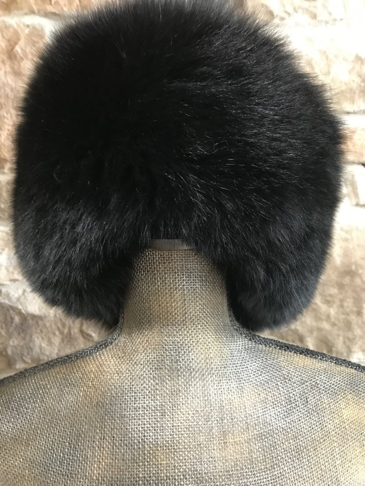Black Fox Cossack Hat