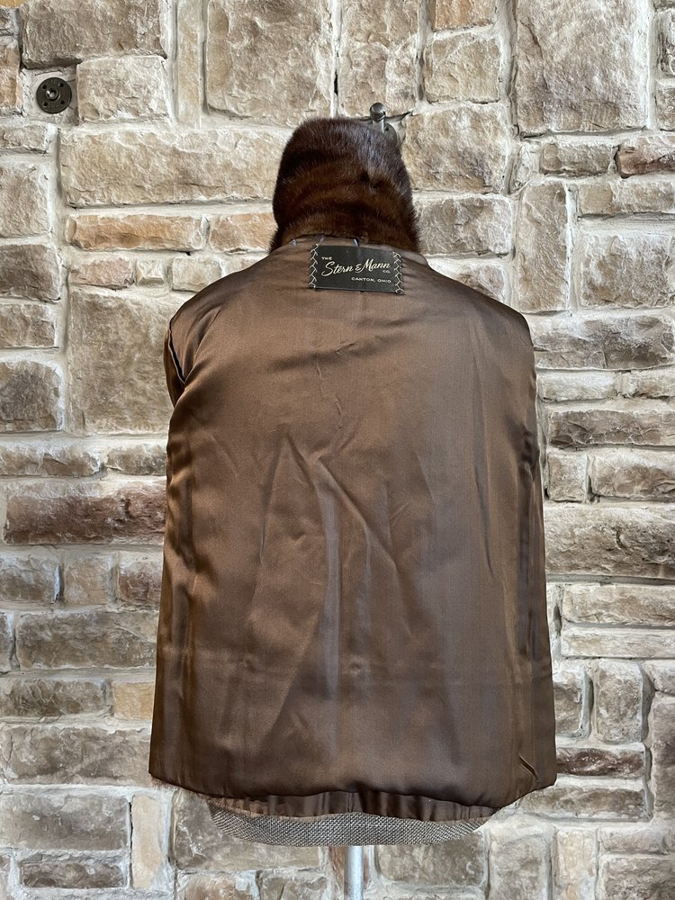 Stern & Mann Ranch Mink Short Jacket, Size M