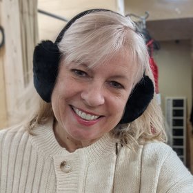 Black Rabbit Ear Muffs, O/S