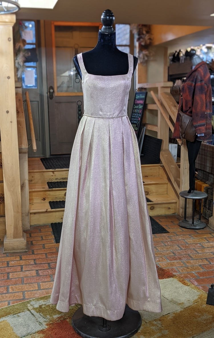 TLC Say Yes to the Prom Blush Pink Iridescent Ball Gown, Size 15/16