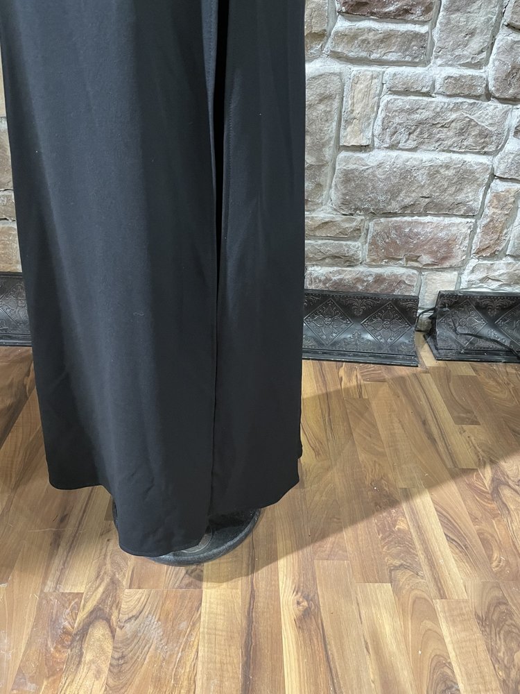 B Darlin Black Sequin  Lace Open Back Two-Piece Gown, Size 13/14