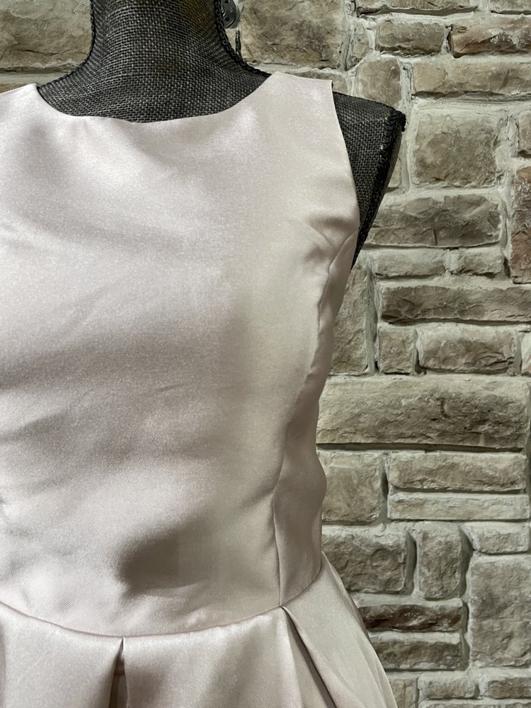 Speechless Pink Racer Back Hi-Lo Gown w/ Pockets