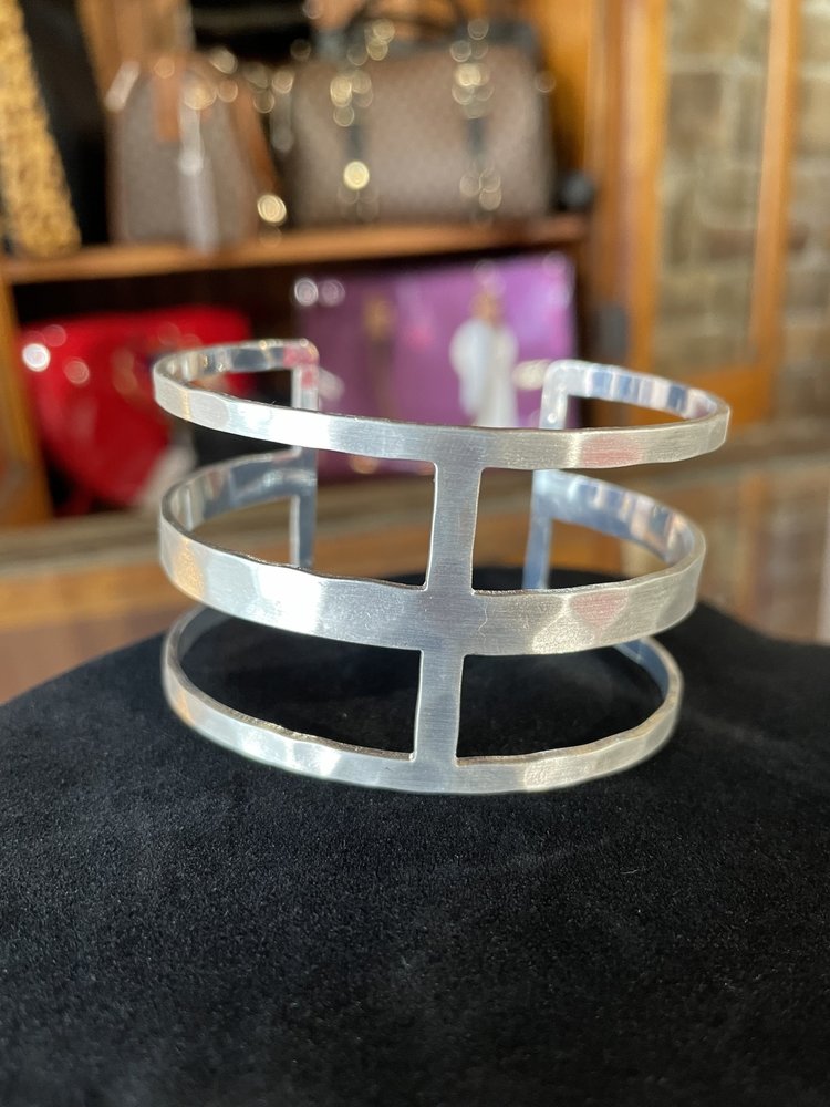 Silver 3-Line Cuff