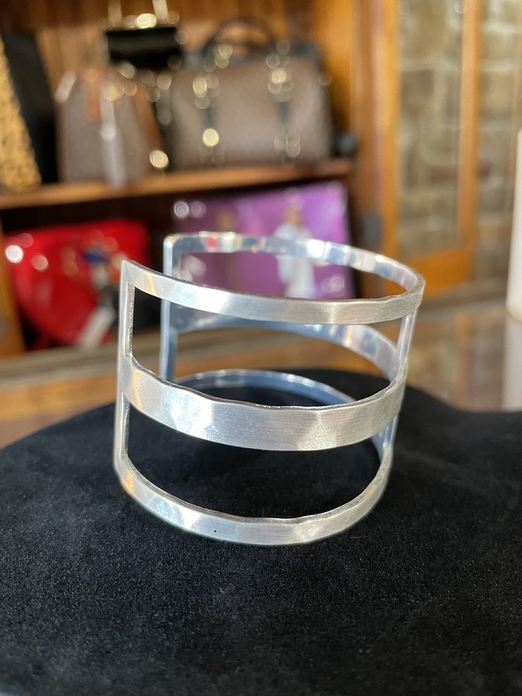 Silver 3-Line Cuff