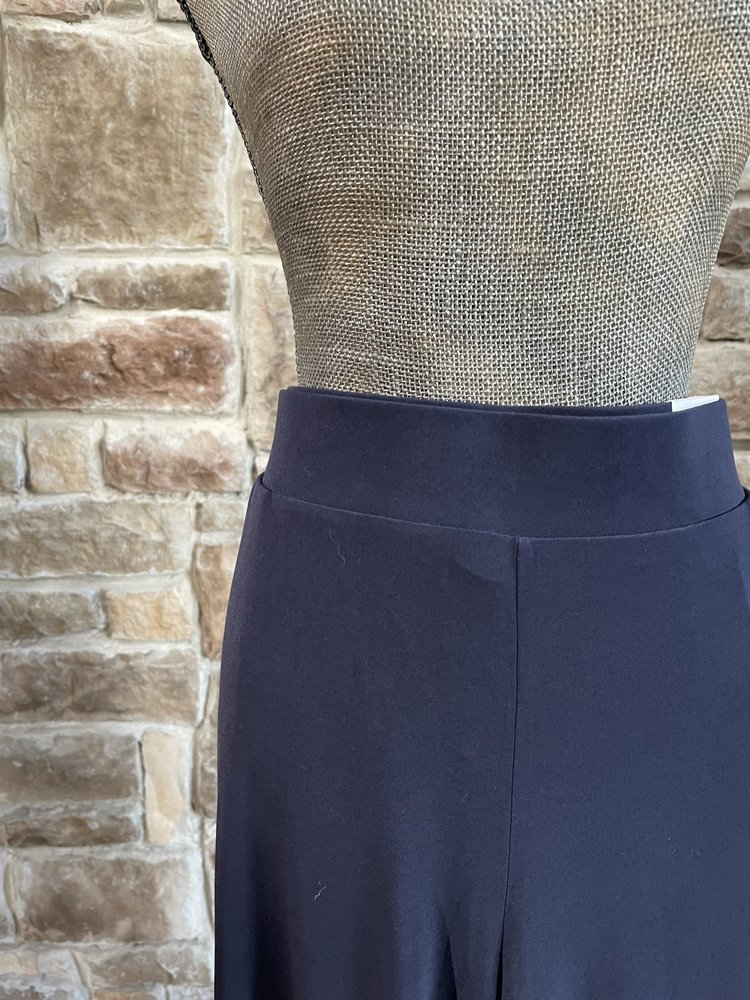 Lane Bryant Navy Wide Leg Jersey Knit Pants, Size 18/20