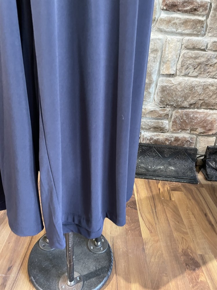 Lane Bryant Navy Wide Leg Jersey Knit Pants, Size 18/20