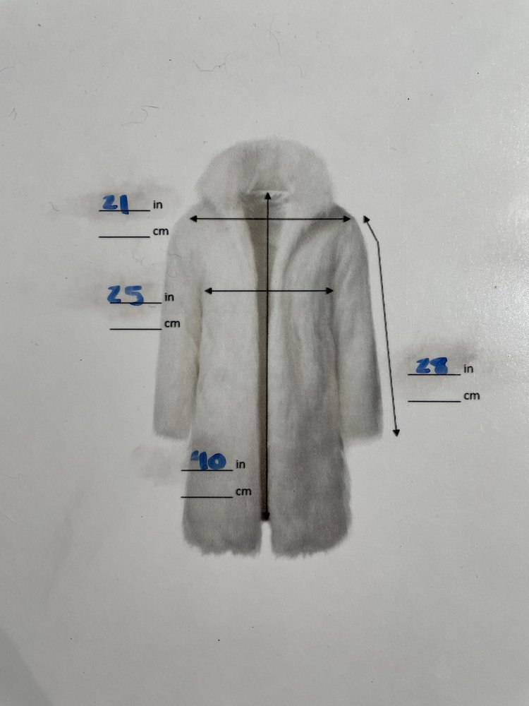 Ranch Mink Sections Coat w/ Bell Cuffs, Size XL