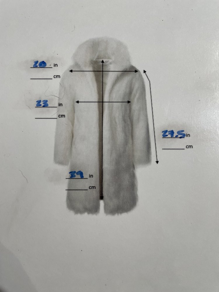 Ranch Mink Swing coat, Size XL