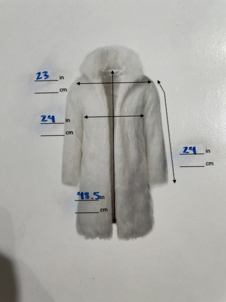 Very Dark Ranch Full Length Mink, Size L