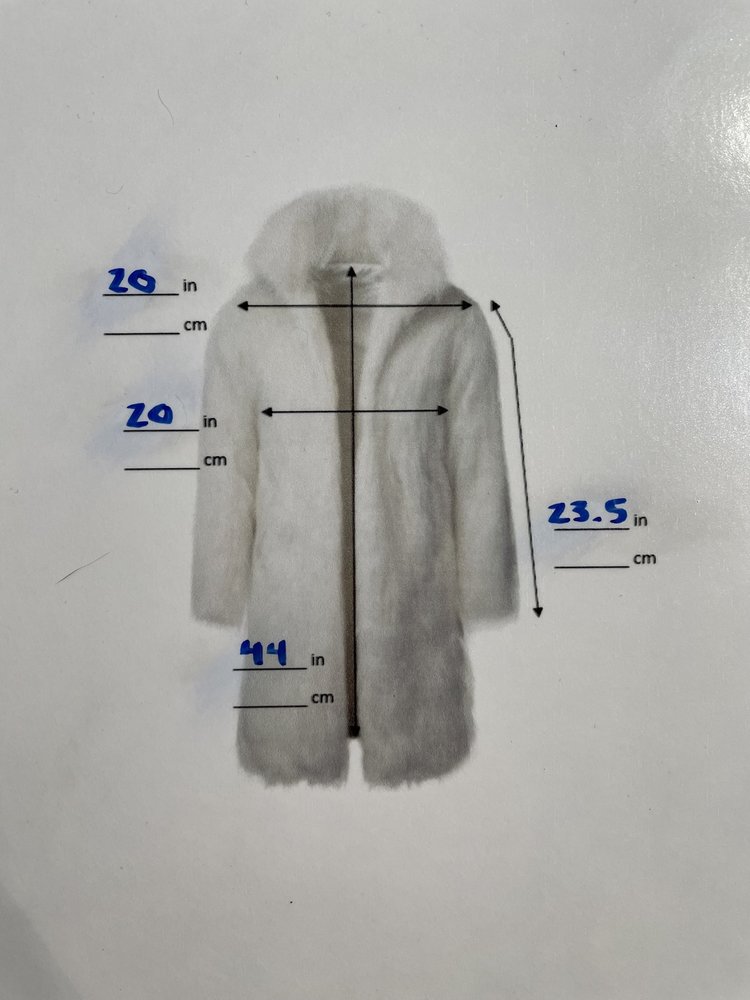 Mahogany Mink with Split Collar, Size L