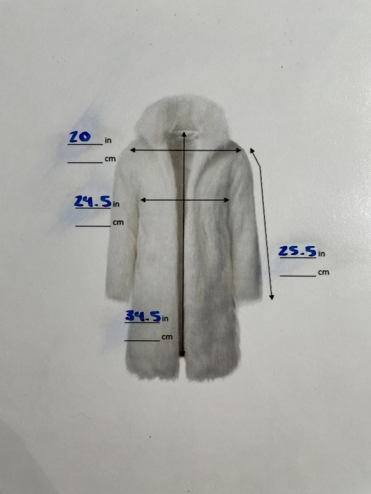 Dark Ranch Mink 3/4 Coat, Size L