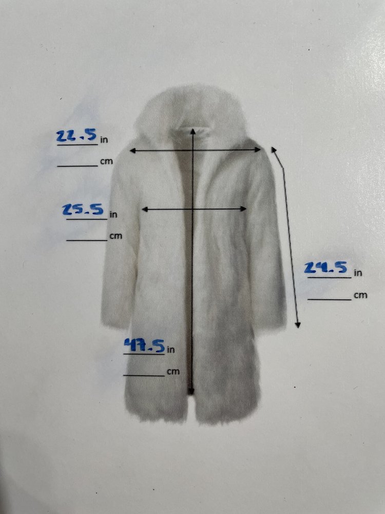 Lakritz & Picus Dark Ranch Mink Full Length Coat w/ Bishop Sleeve, Size M