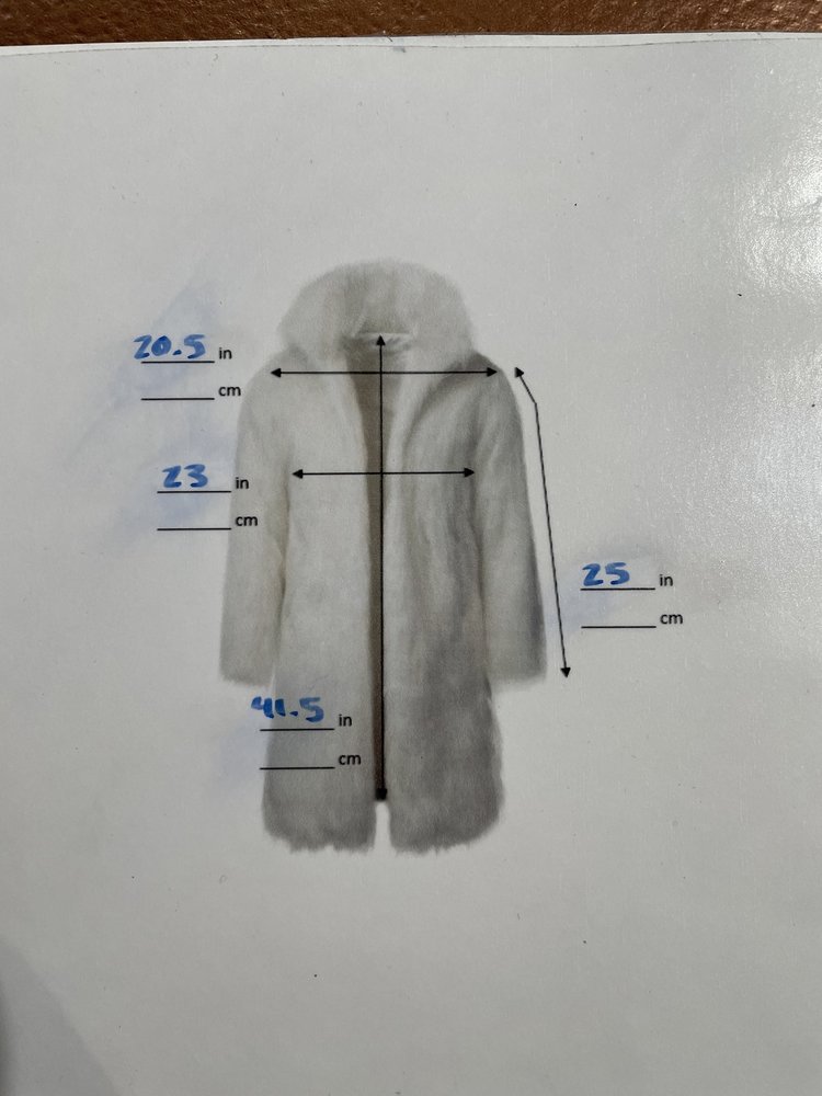 Classic Pencil Mink Coat, Size L