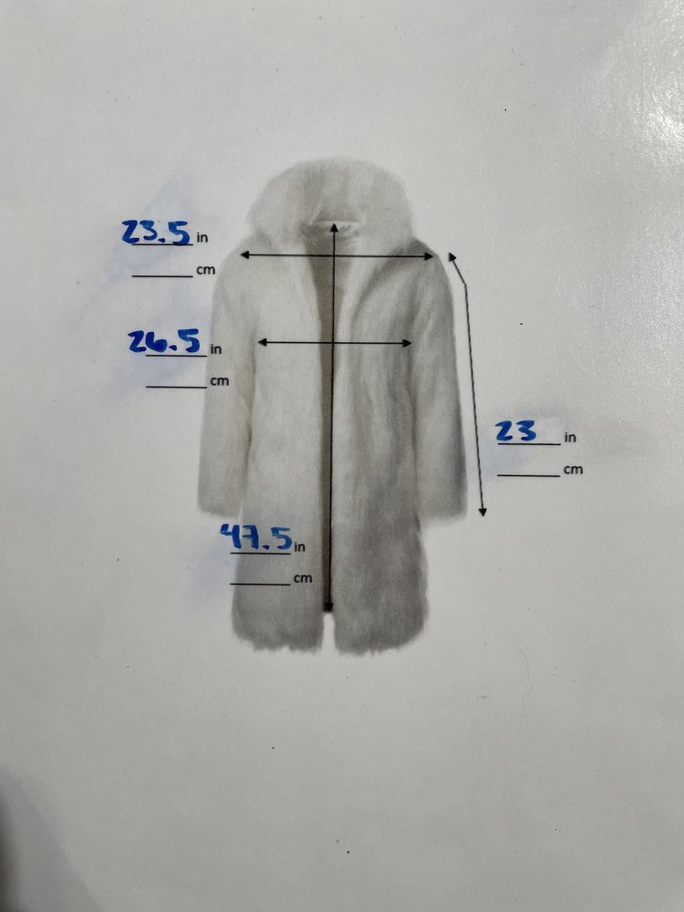 Brown Wool Fox Collar, Size L