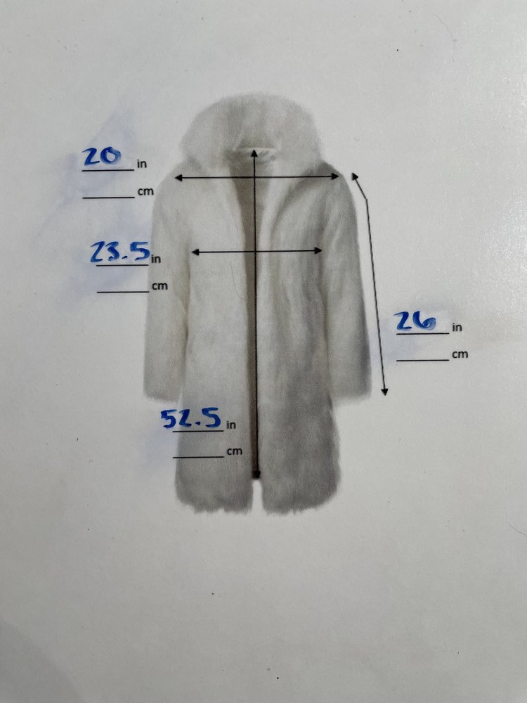 Shearling Coat, Size Large/XLarge