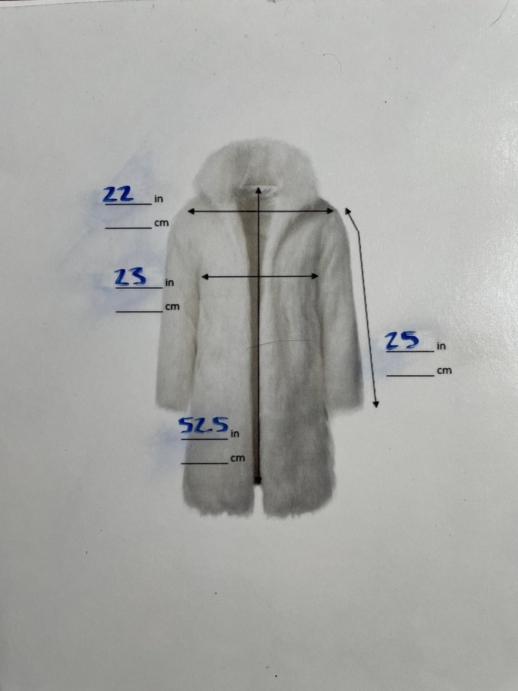 Truesdell Natural Beaver with Diagonal Cut Sleeves, Size L