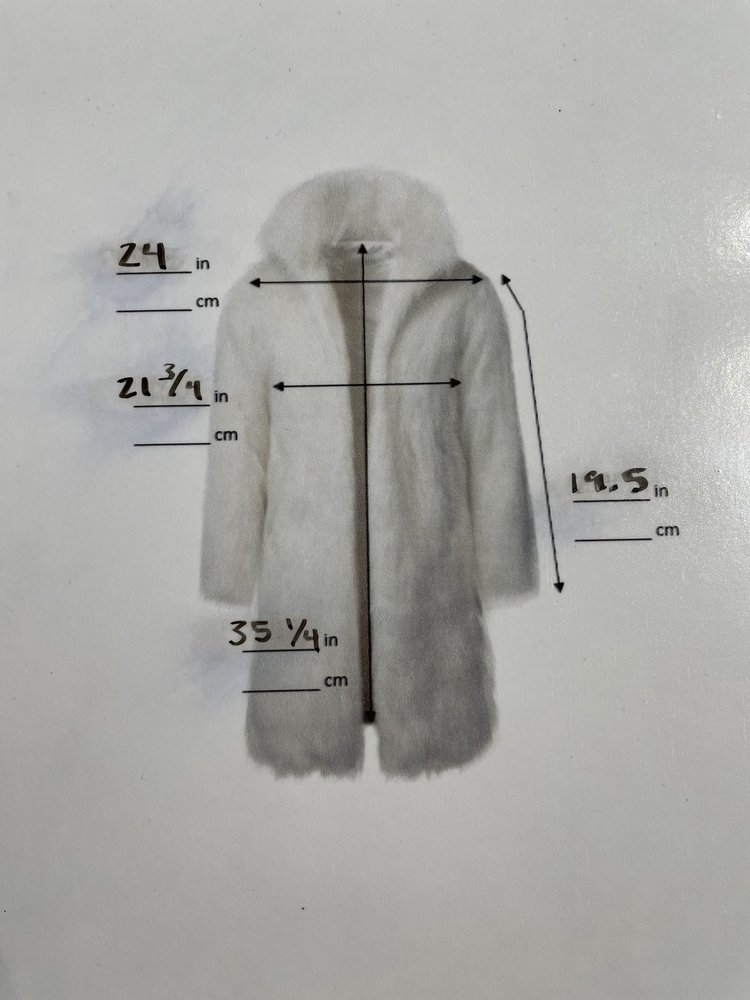 Lavender Mink Coat w/ Spiral Sleeves, Size L