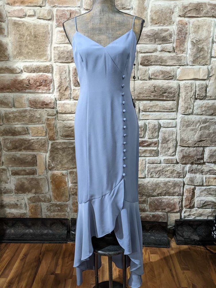 Adrianna Papell Cornflower Blue Slip Dress, Size 6
