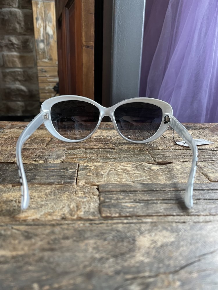 Blazin Roxx Zebra Print Rhinestone Sunglasses