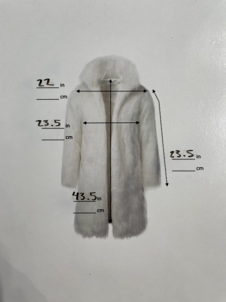 Brown Sheared Mink Section Coat, Size 1X