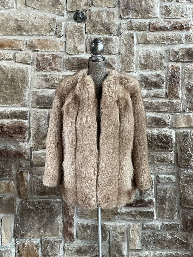 Picketts Chattanooga Blush Fox Stroller Coat, Size S