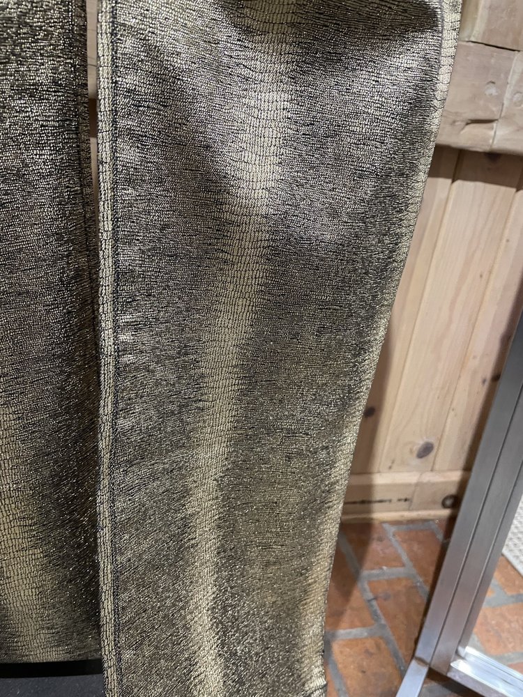 DG2 Gold Shimmer Straight Leg Jeans, Size 10