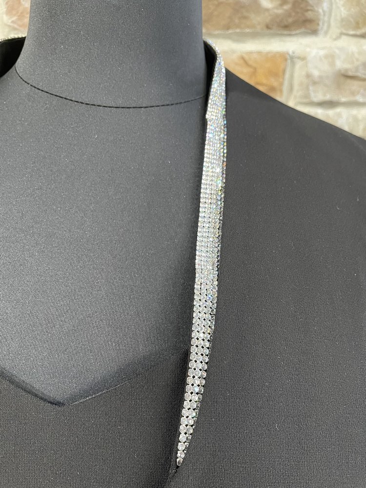 Junnie Leigh New York Black Swarovski Crystal Trim Chiffon Insert Gown w/ Jacket, Size 18