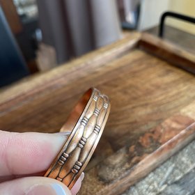 Copper Cell Pattern 1/2" Cuff