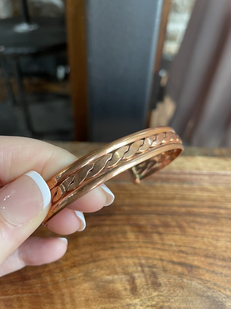 Copper Twisted Cuff