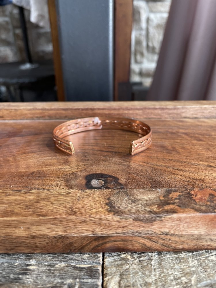 Copper Twisted Cuff