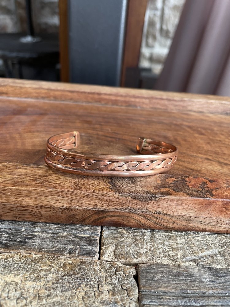 Copper Twisted Cuff