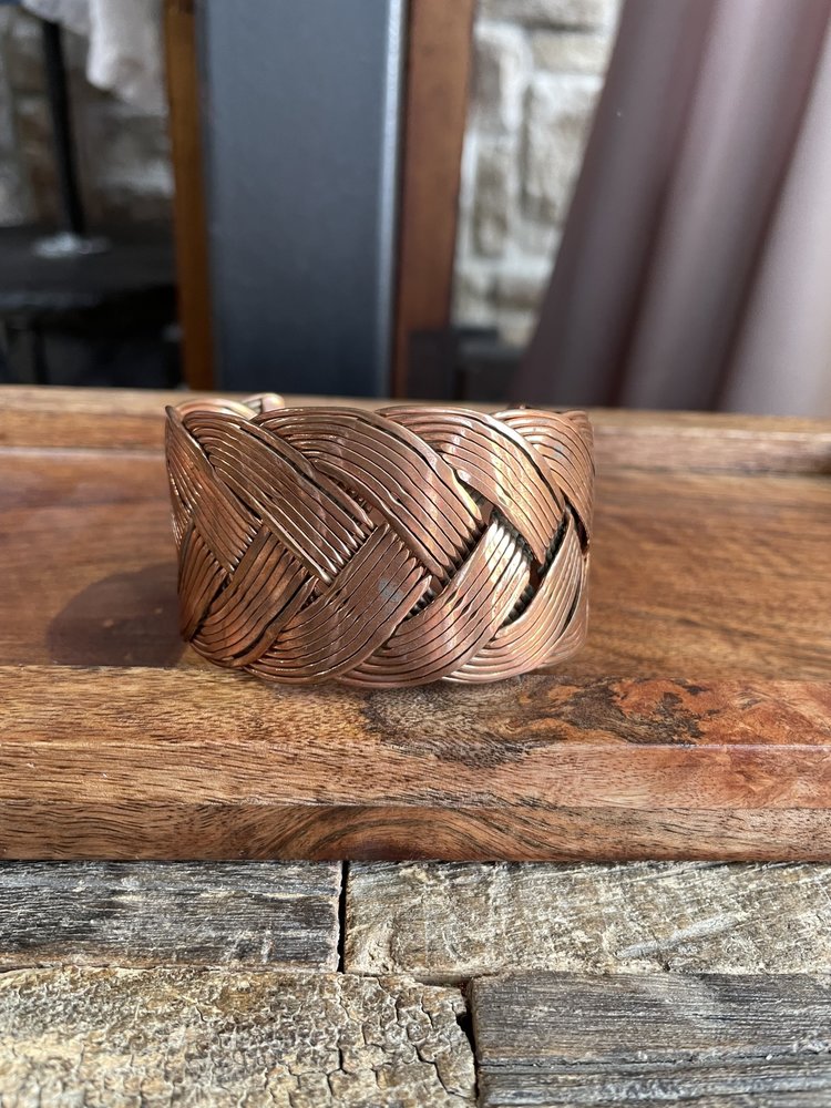 Copper Weaved Cuff