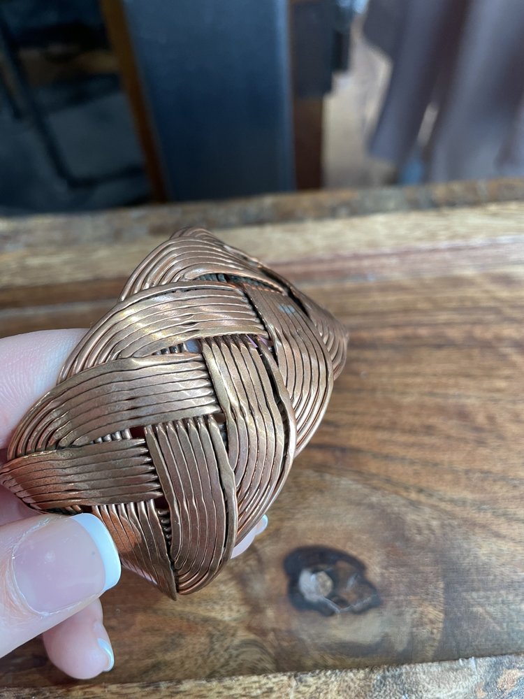 Copper Weaved Cuff