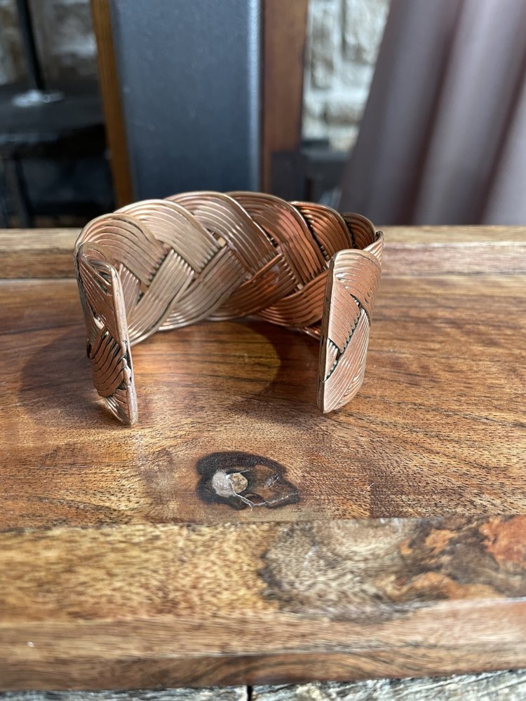 Copper Weaved Cuff