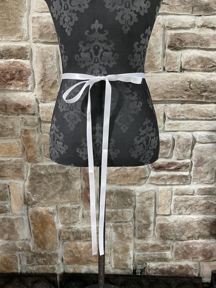 Miro Silver Oval Shaped Sash Ribbon Bridal Belt/Headband